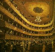 Gustav Klimt salongen, gamla burgtheater oil painting on canvas
